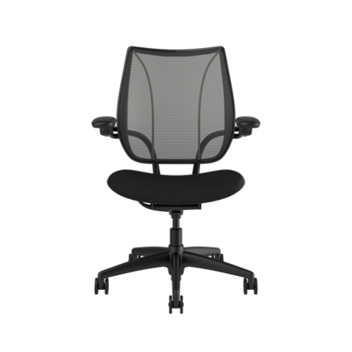 humanscale liberty chair black front image