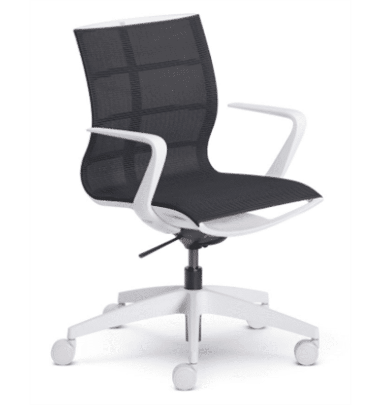 Sedus se:joy chair white Black Mesh