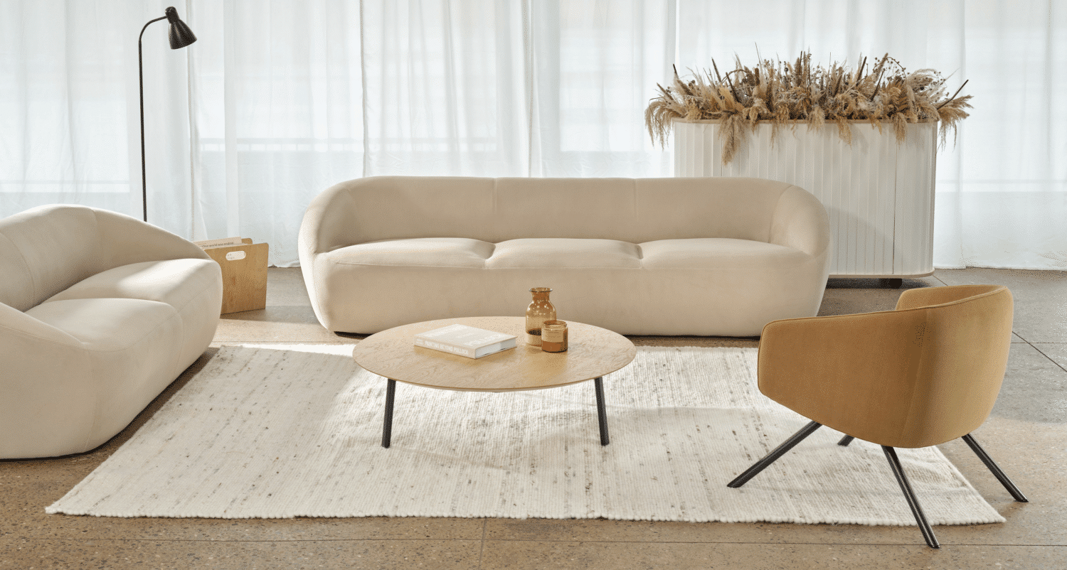 Allermuir Sunda 2 coffee table with the JInx sofa
