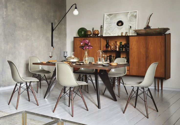 Vitra Potence light in Black on the wall