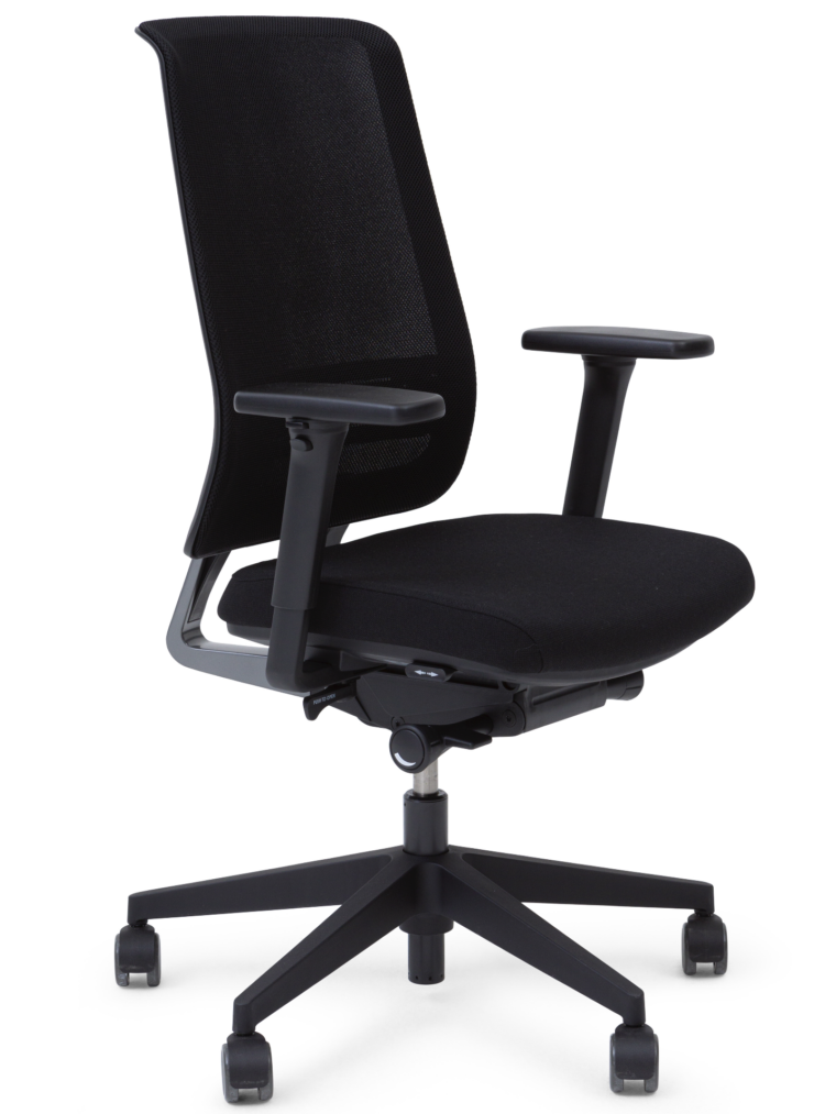 Techo Iam Mesh back chair side view