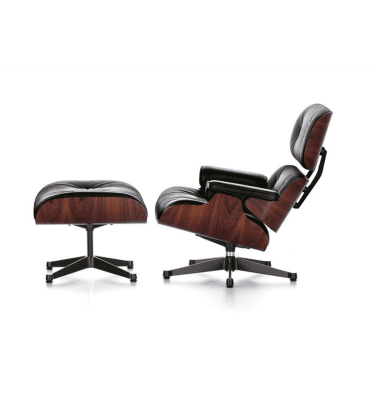 Side view of Vitra Eames Lounge chair