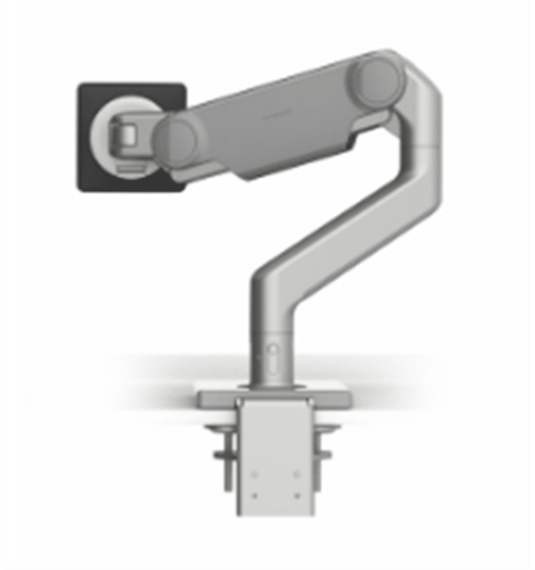 humanscale m10.1 monitor arm in silver