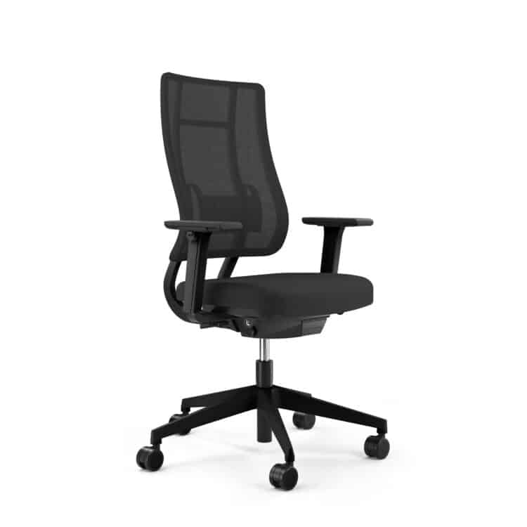 Viasit Newback Office Chair, Black Frame