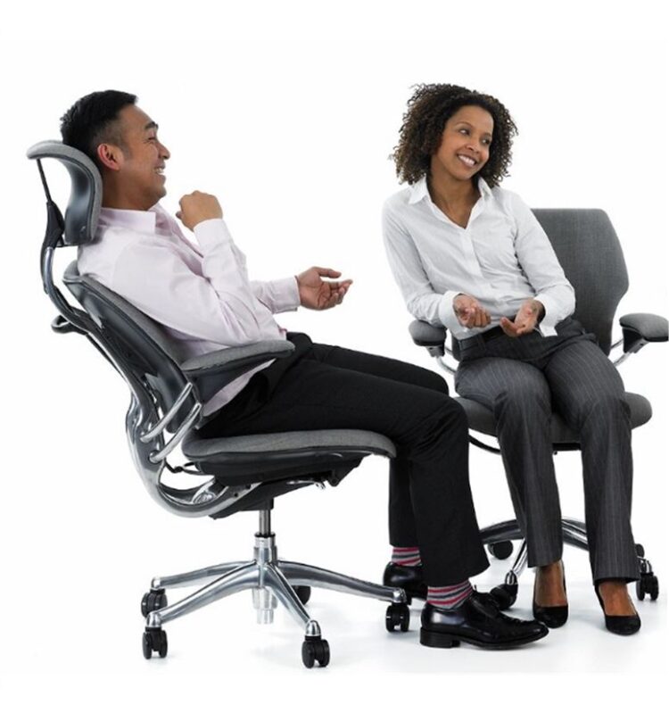 HUmanscale Freedom chair with headrest