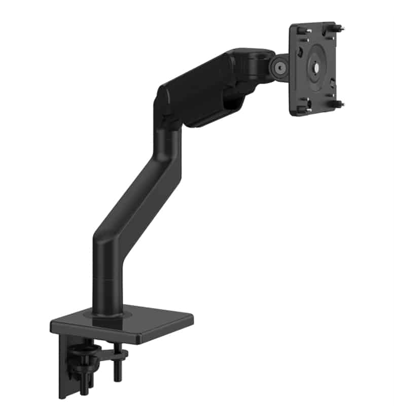humanscale m8.1 monitor arm in back