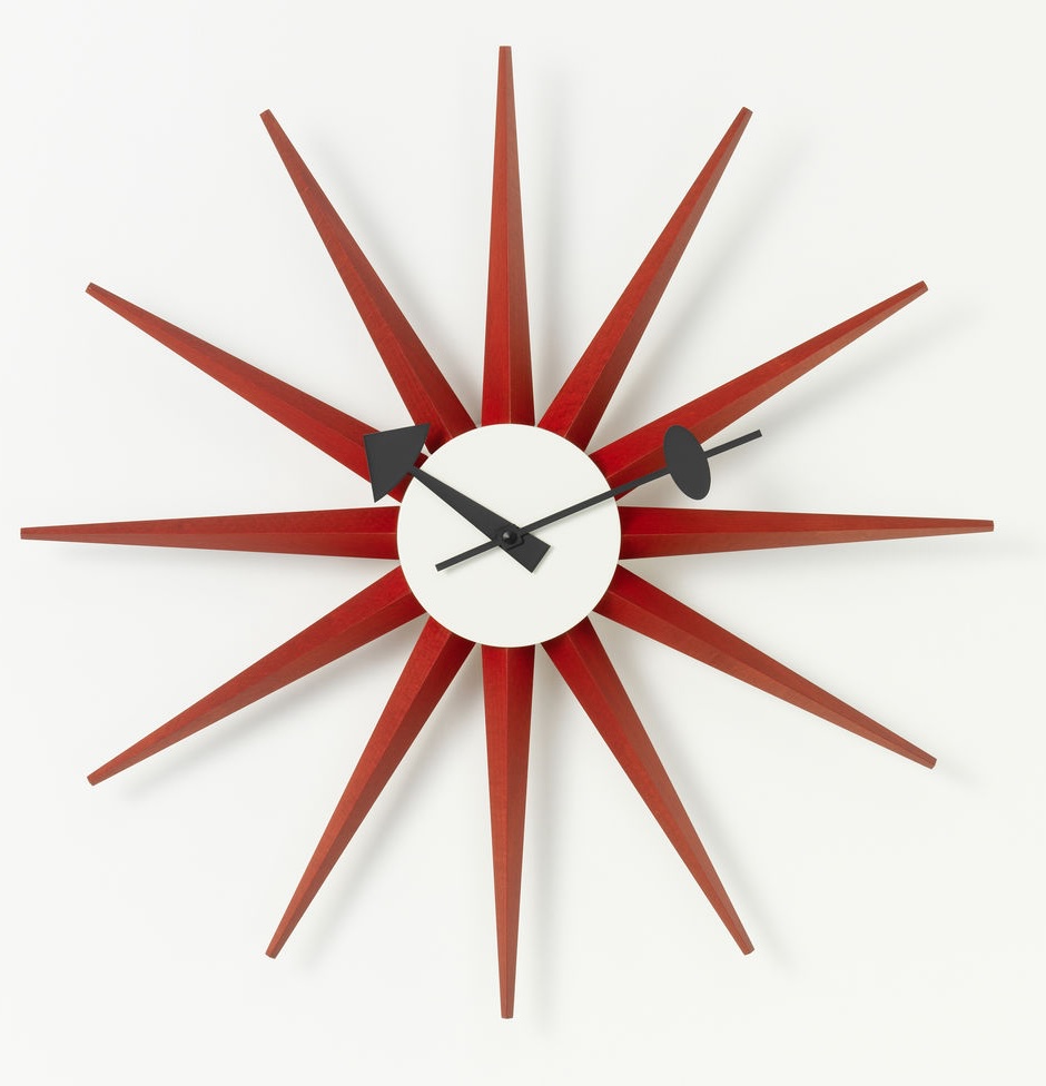 vitra-sunburst-wall-clock-red