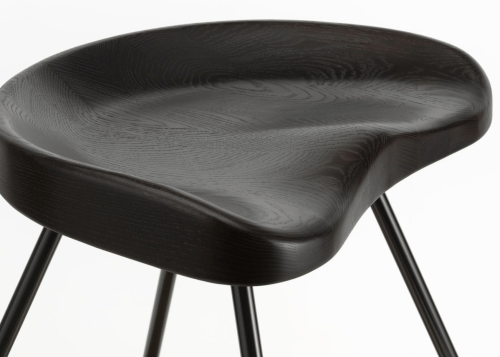 Tabouret No 307 Dark Oak Seat