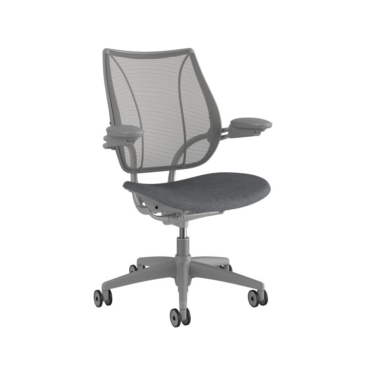 humanscale liberty silver office chair
