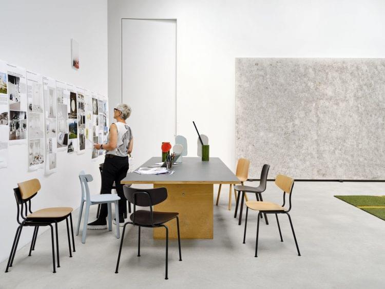 Vitra Mocha Chairs round a table