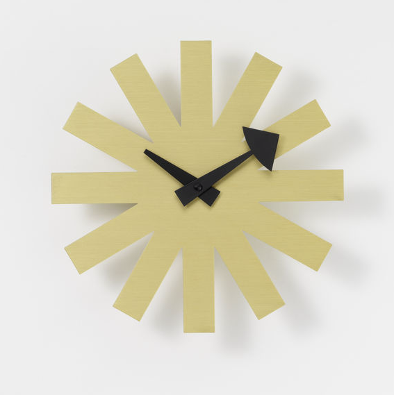 vitra-asterisk-wall-clock-brass