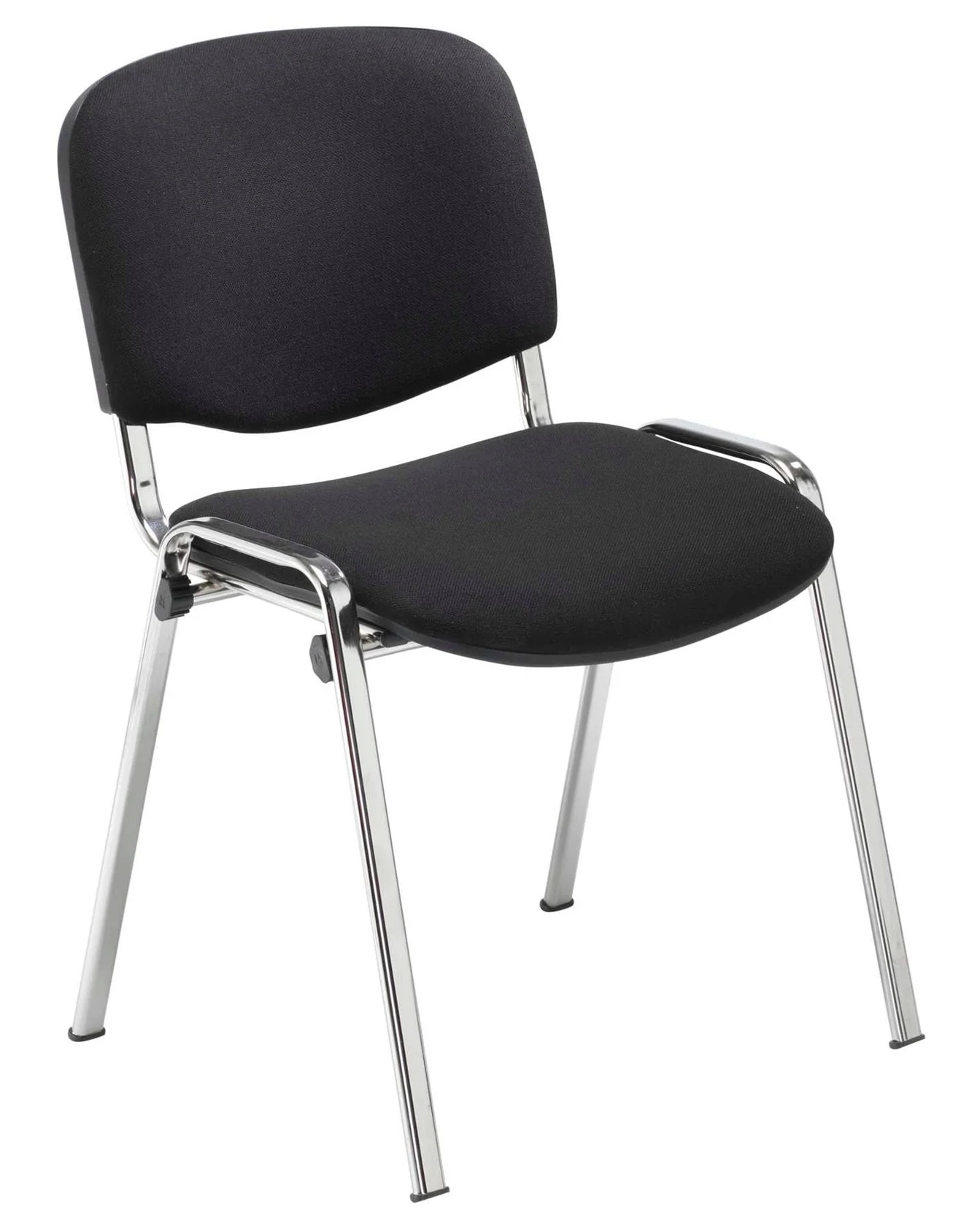 Club Stacking Chair with Chrome Frame
