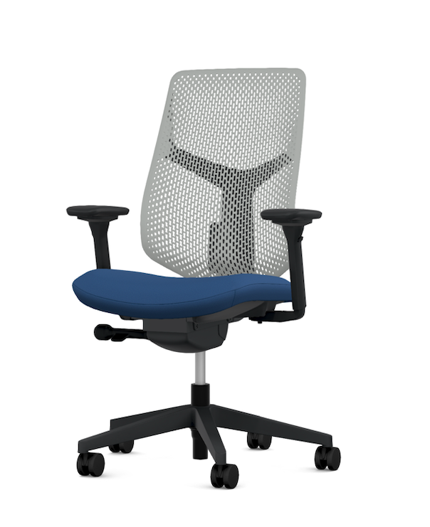Herman Miller Verus Triflex Back Office Chair, Curacao, Dark Mineral back