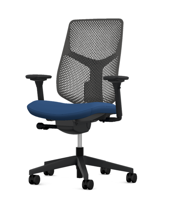 Herman Miller Verus Triflex Back Office Chair, Curacao, Dark Carbon back