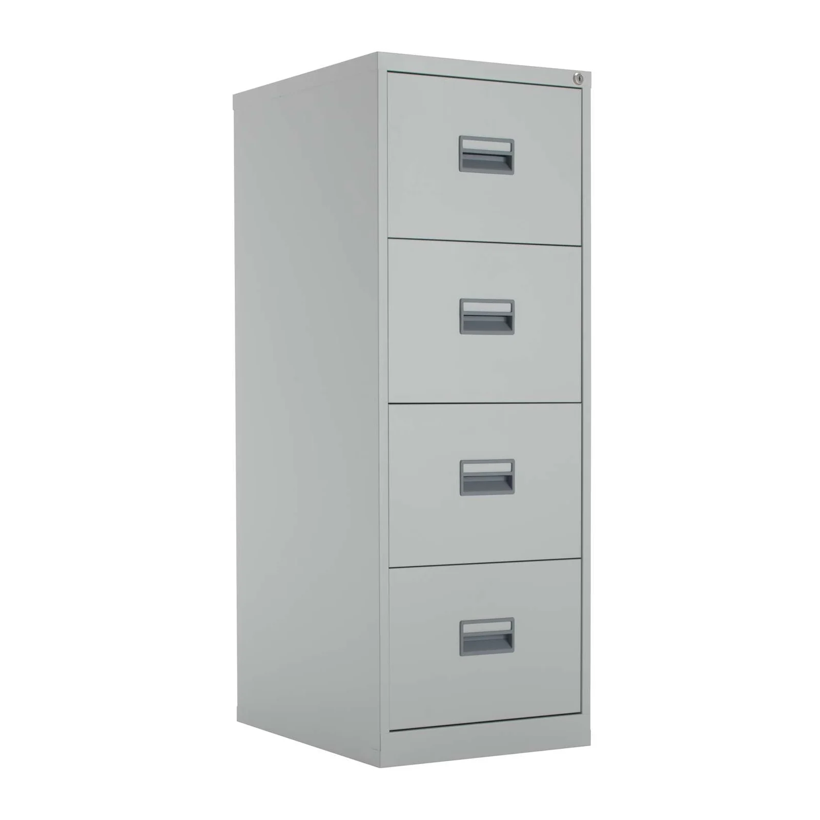 TC Steel 4 Drawer Filing Cabinet in Grey