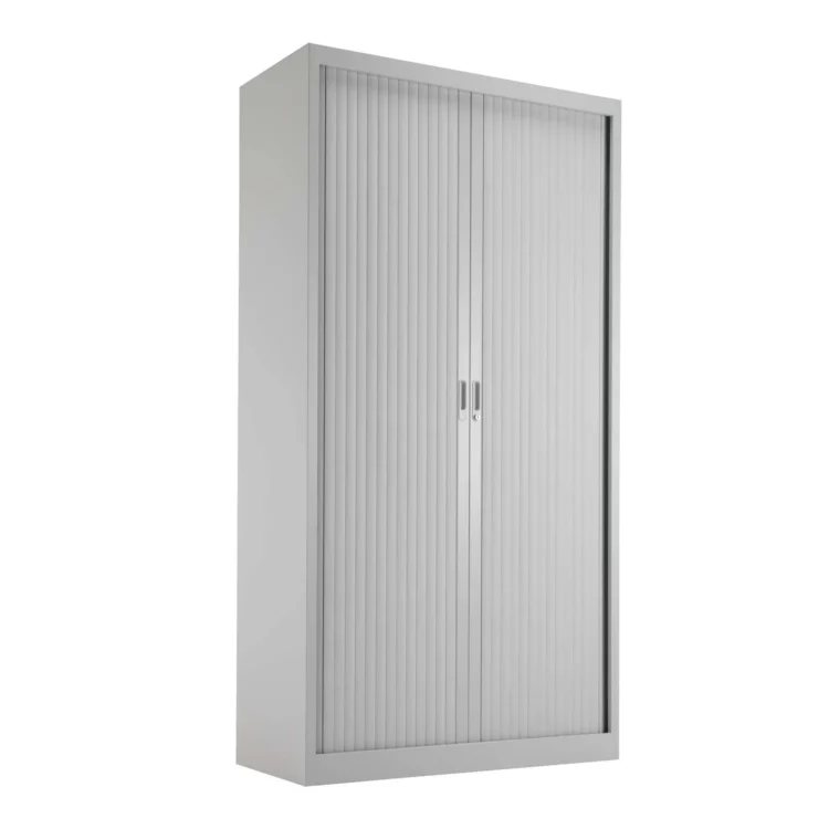 TC Tall Steel Open Tambour Grey