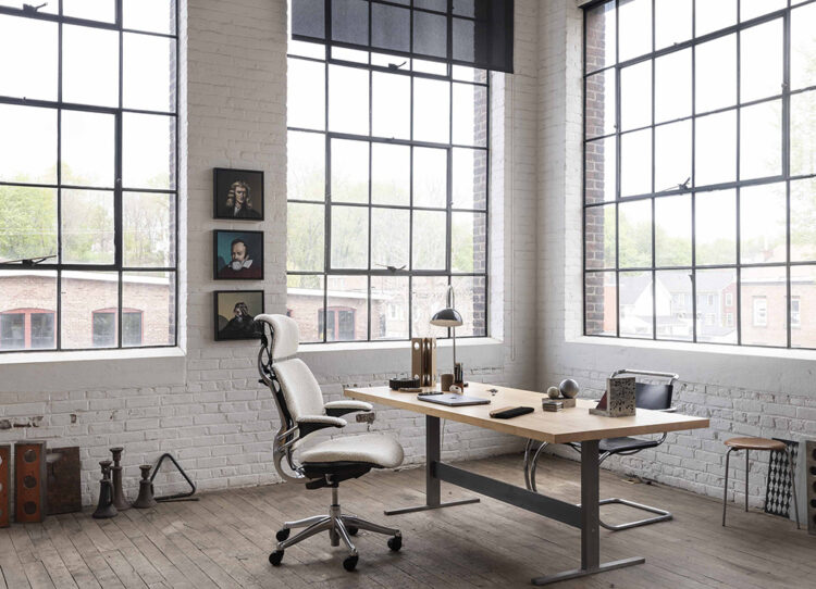 Freedom Chair Lifestyle Image - Chair with Desk