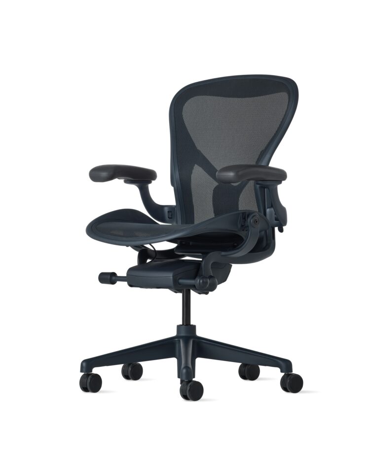 Herman Miller Aeron Nightfall Blue Size B Medium