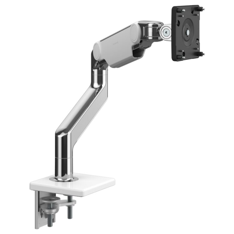 New Humanscale M8 Pro Monitor Arm White Polished